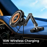 Magnetic Car Phone Holder — Suction Dash Mount ( With Charger )